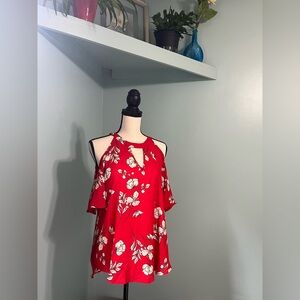 Sienna Sky Red Floral Blouse